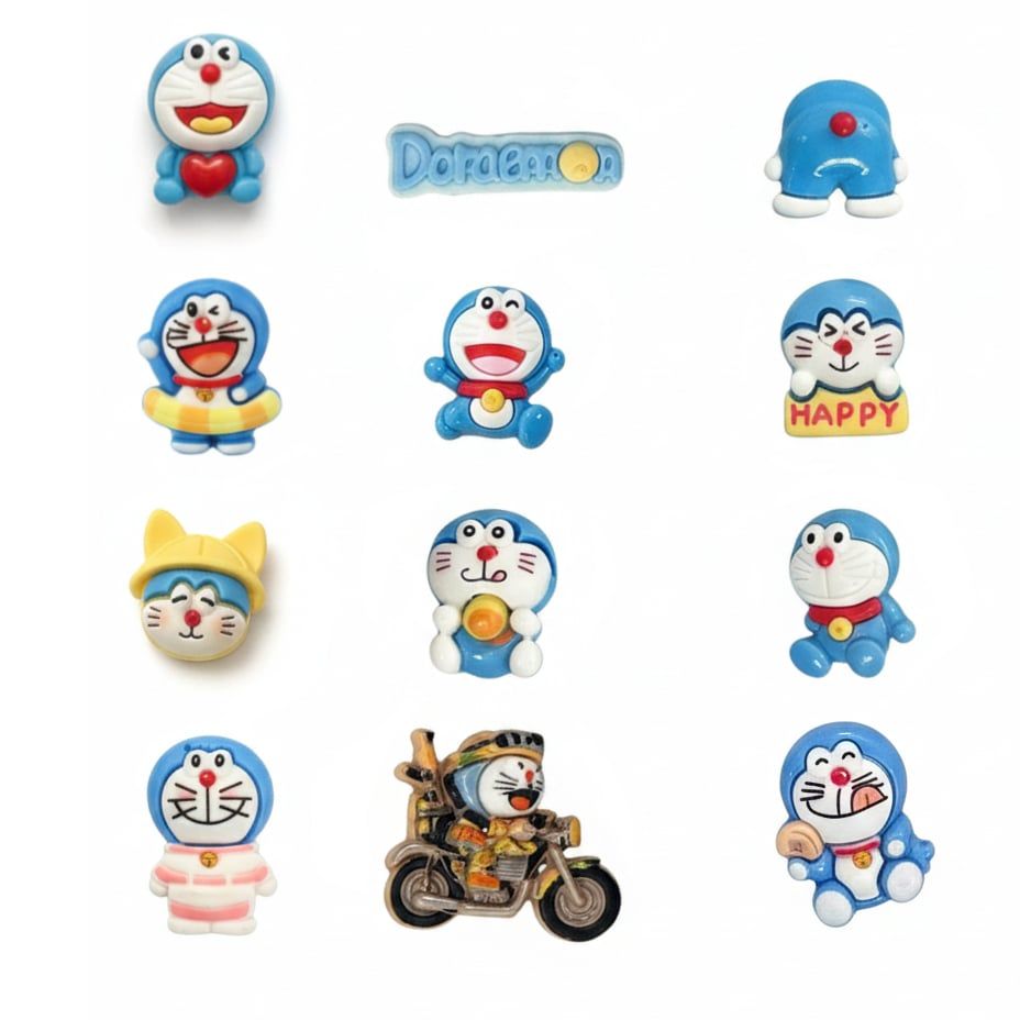  Jibbitz charms sticker Doremon Doraemon gắn dép sục 