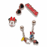  Set jibbitz charms sticker kim loại cao cấp trang trí gắn dép sục 