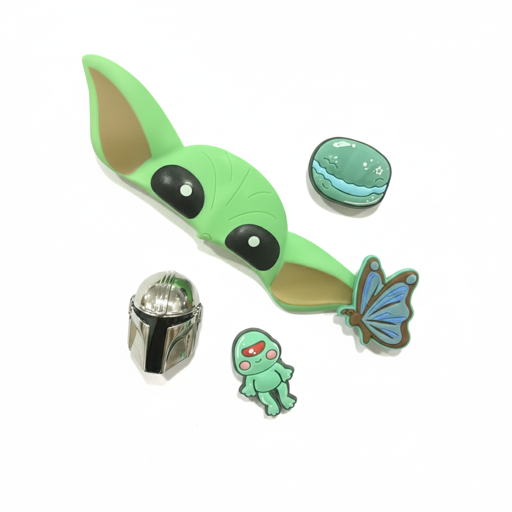  Set jibbitz charms sticker 3D Star wars gắn dép sục 