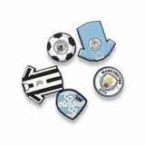  Set 5 cái Jibbitz charms sticker 3D mã vạch nhiều chủ đề trang trí gắn dép sục cao cấp 