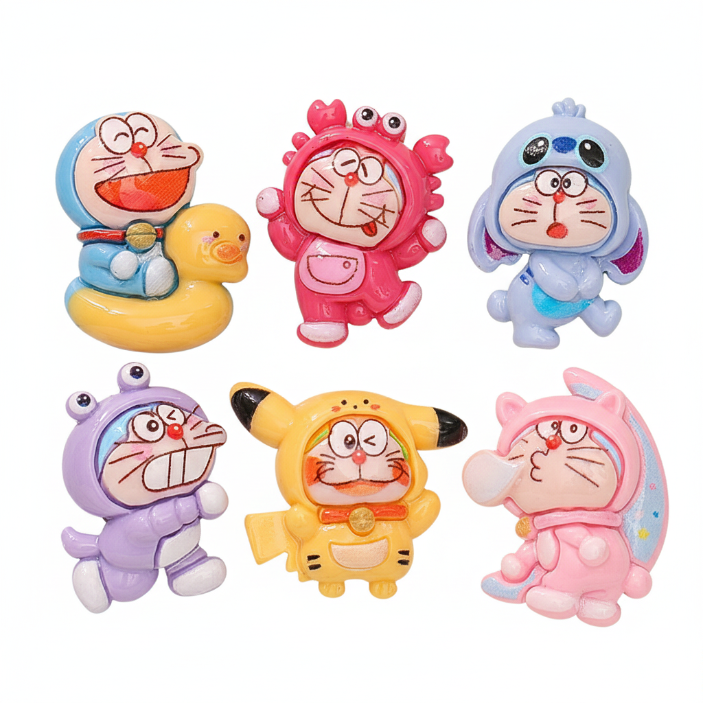  Jibbitz charms sticker Doremon Doraemon gắn dép sục 