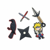  Set jibbitz charms Naruto 3D xịn gắn dép cross 