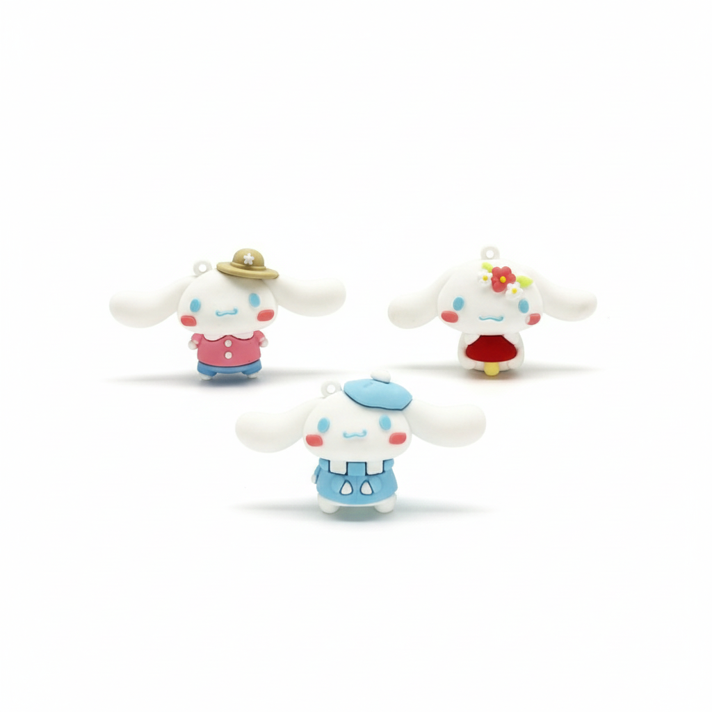  Jibbitz charms sticker con búp bê to gắn dép sục 