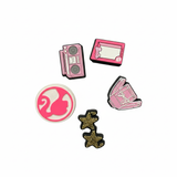  Set jibbitz charms stickers 3D dầy đẹp gắn dép sục 