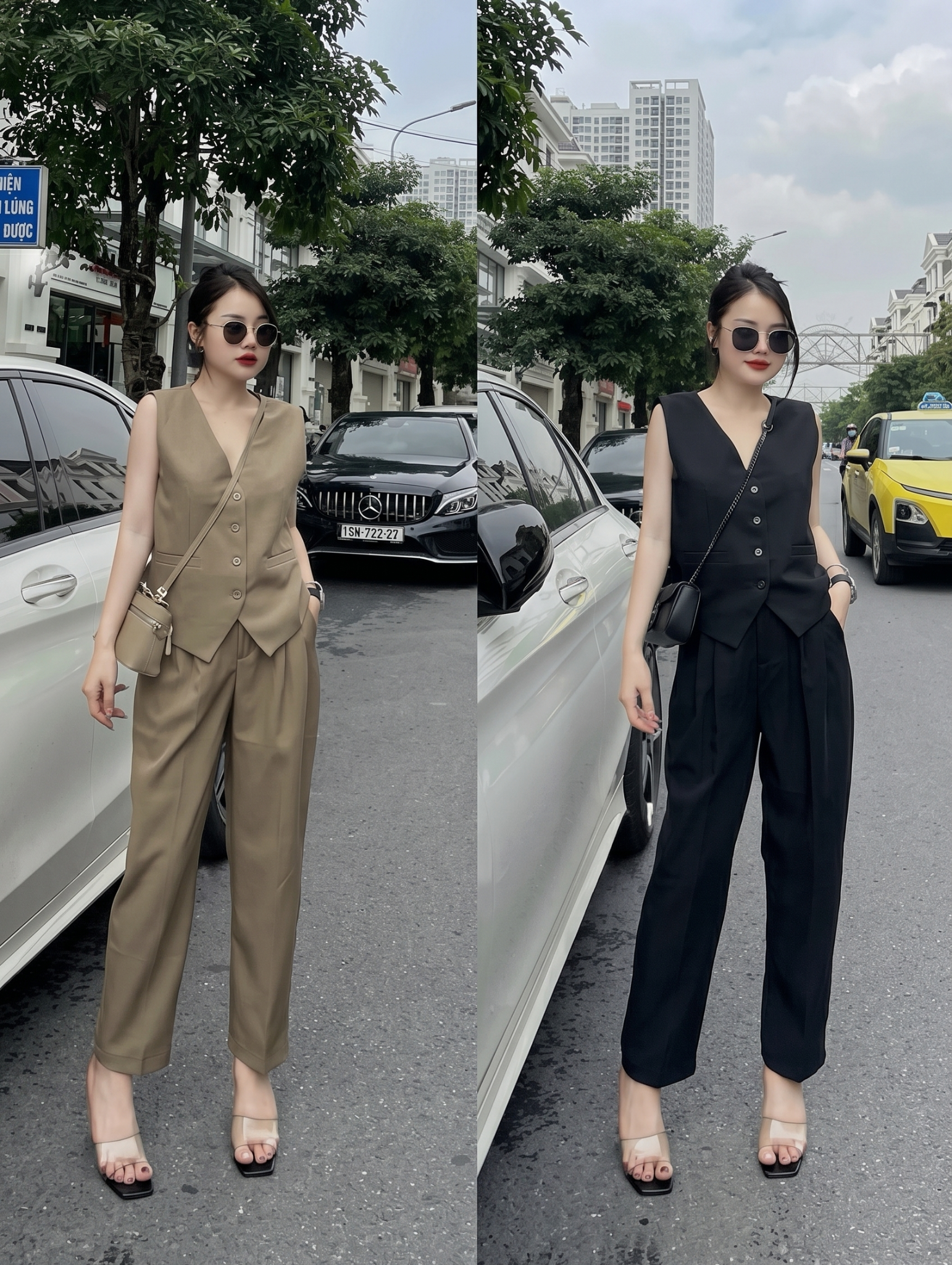  Set bộ gile nữ công sở hiện đại 