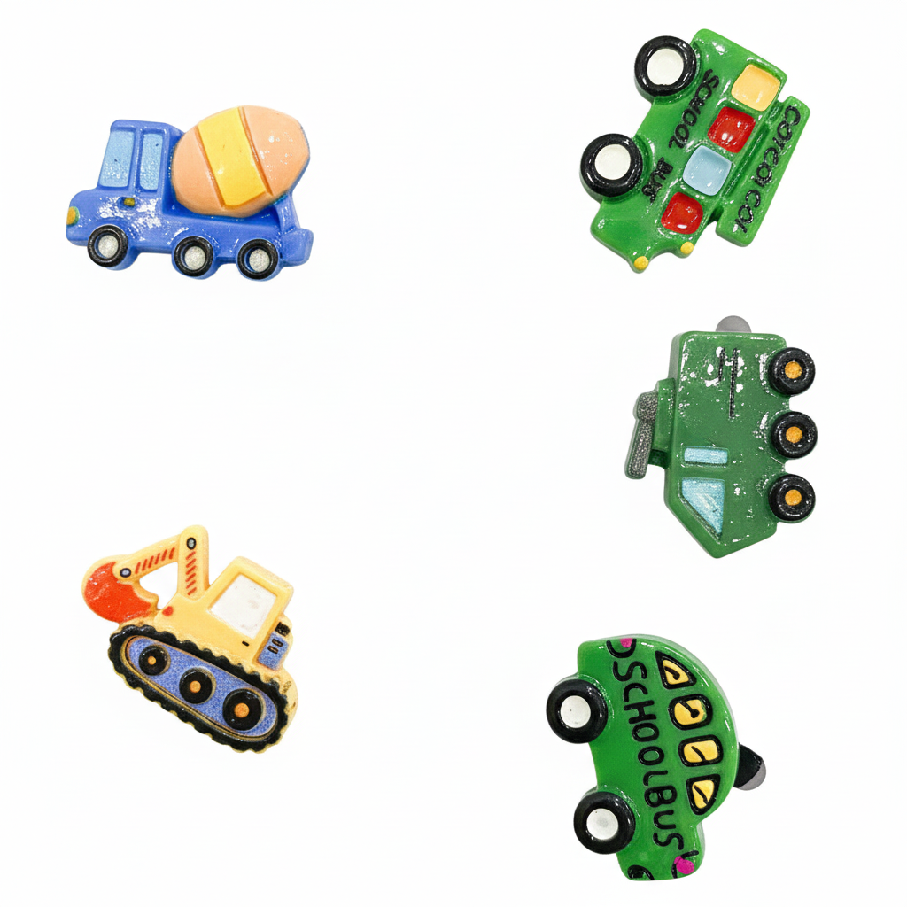  Jibbitz charm hình xe gắn trang trí dép cross 