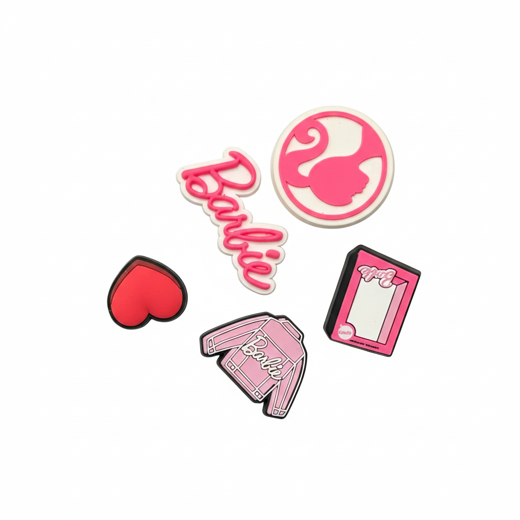  Set jibbitz charms stickers 3D dầy đẹp gắn dép sục 