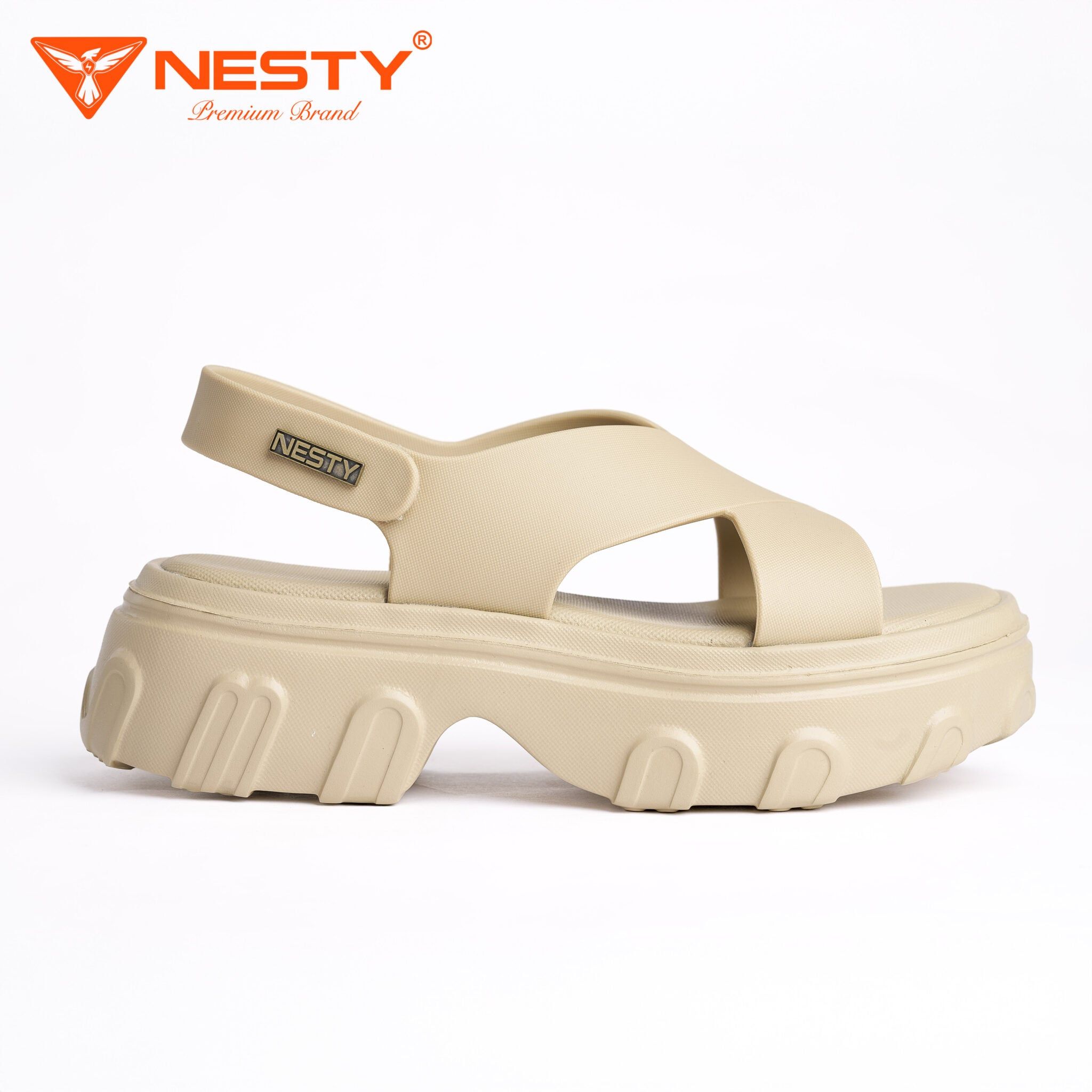  Giày sandal Nesty cao 5cm quai chữ X - NE24 