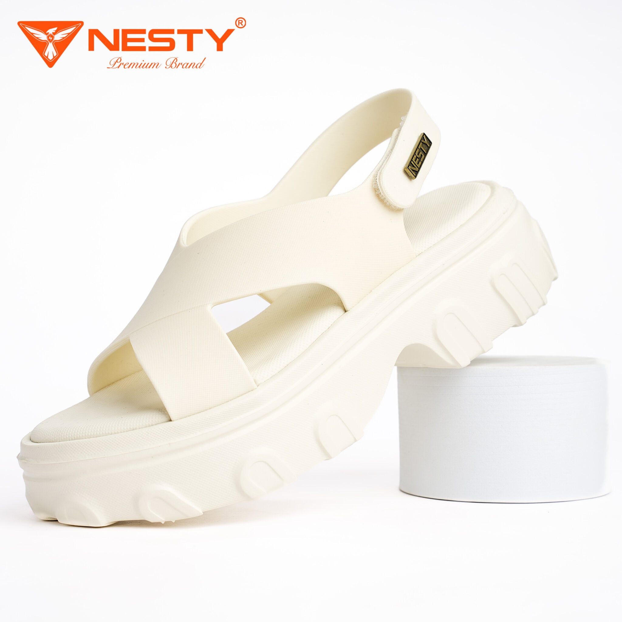  Giày sandal Nesty cao 5cm quai chữ X - NE24 
