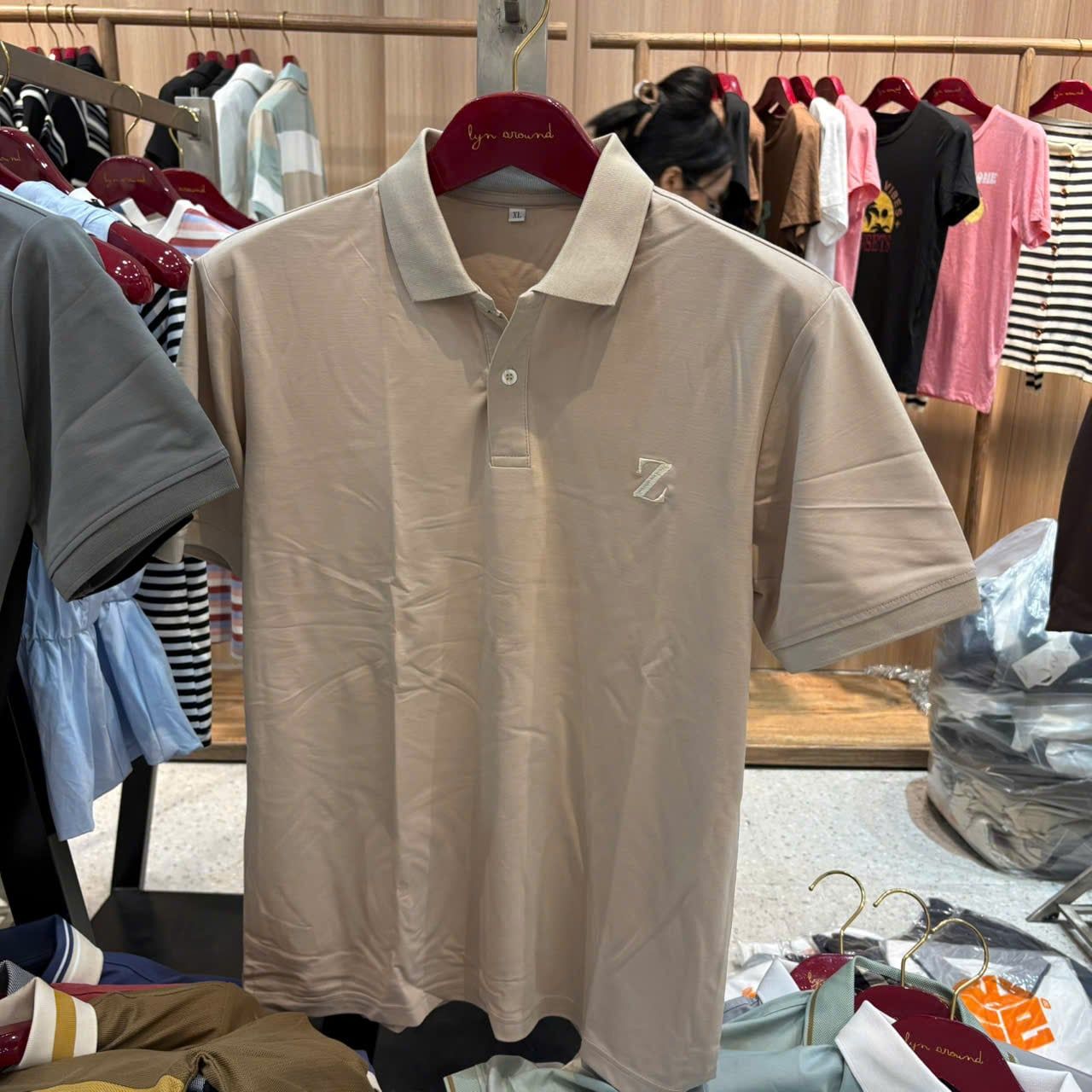  Áo Polo Dinas Cotton Ryon Nam cổ bẻ 