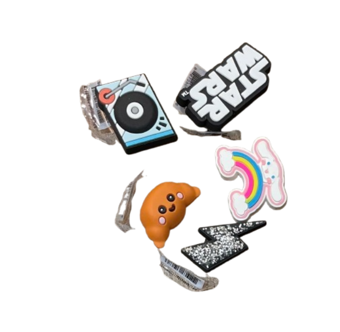  Set Jibbitz charms 3D xịn gắn dép dinas 