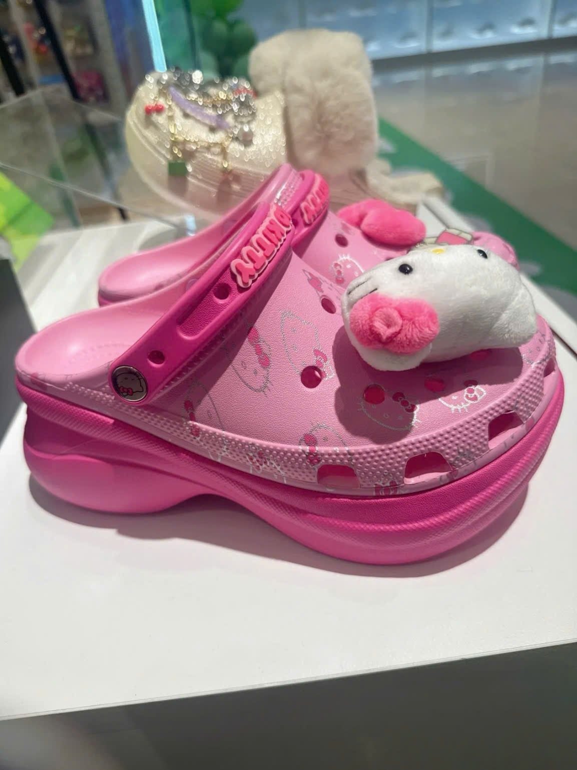  Dép sục Dinas Classic Nữ Hồng Bae Hello Kitty 