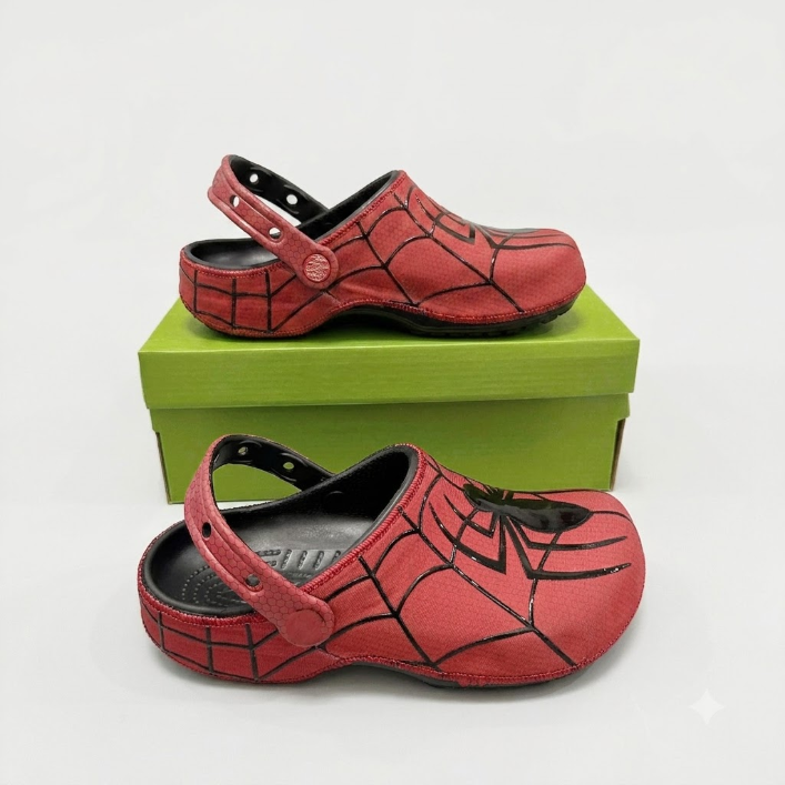  Dép sục Dinas Classic Marvel Spiderman nam nữ 