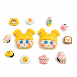  Jibbitz charms bọt biển, Shin cậu bé bút chì, Cinnamonroll, thủy thủ mặt trăng gắn dép cute nhí nhảnh 