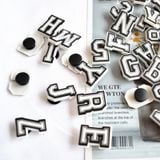  Jibbitz charms Dinas xịn gắn dép chữ cái và số 