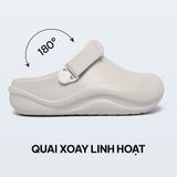  Giày sục Shondo clog suke nhựa đúc nam nữ 