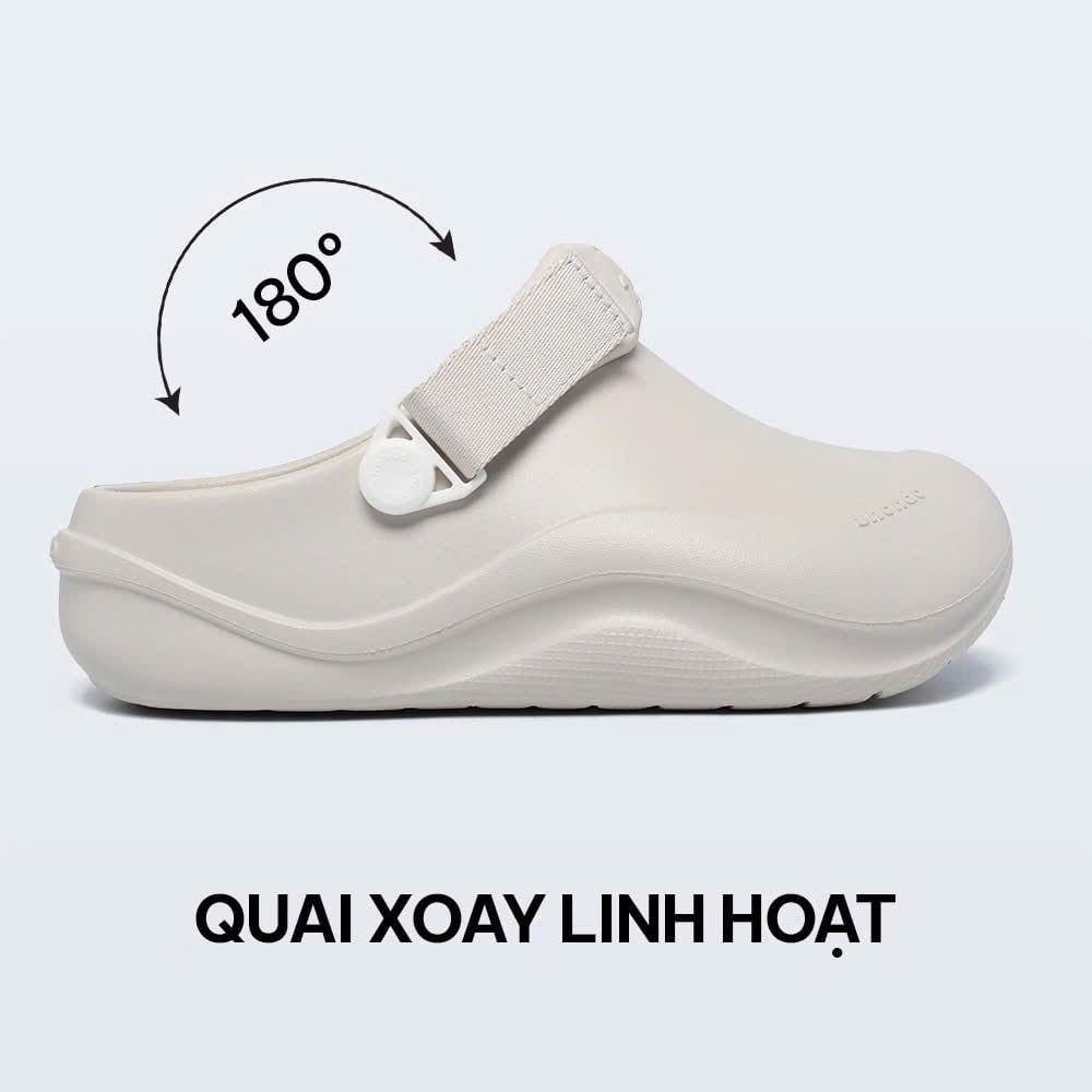  Giày sục Shondo clog suke nhựa đúc nam nữ 