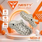  Dép Sục trẻ em NESTY Họa Tiết Chữ - NE01-2 