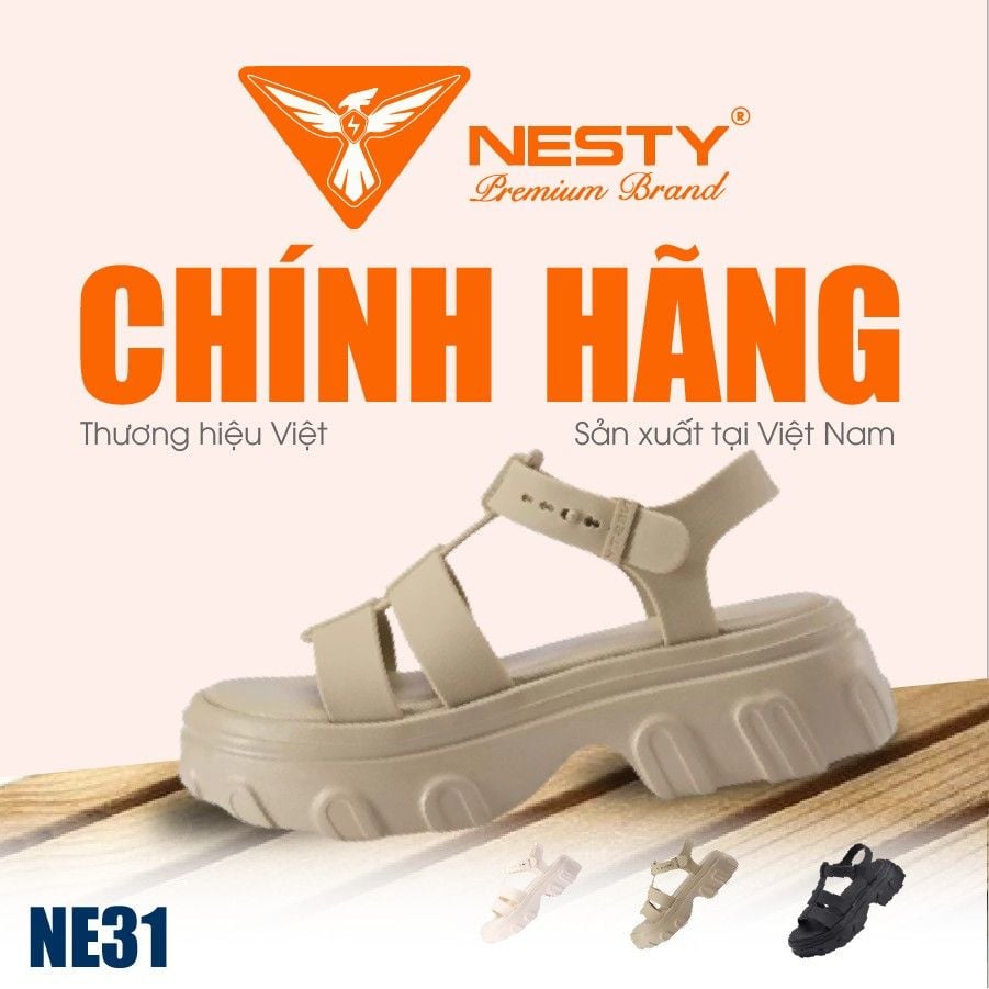  Sandal rọ nữ cao 5cm NESTY - NE31 