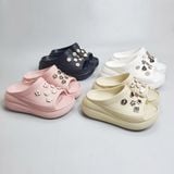  Dép quai ngang Dinas classic crush slide nữ xuất khẩu 