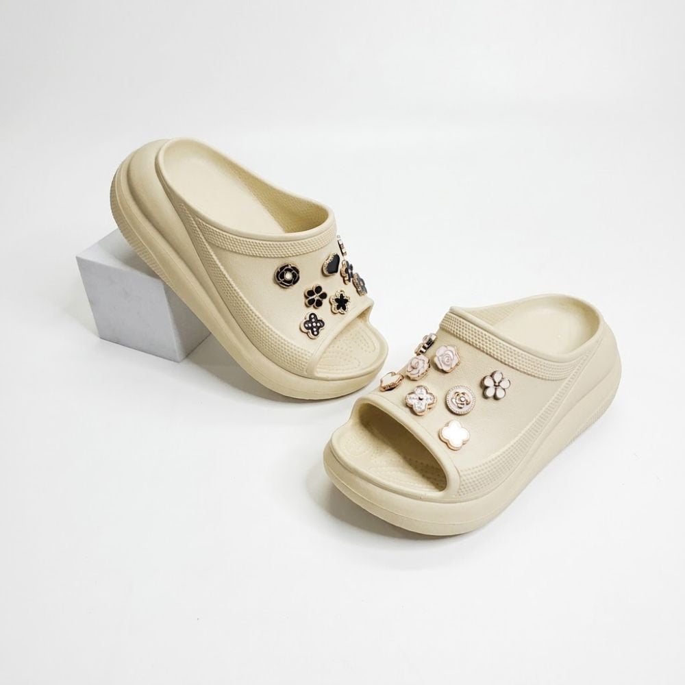  Dép quai ngang Dinas classic crush slide nữ xuất khẩu 