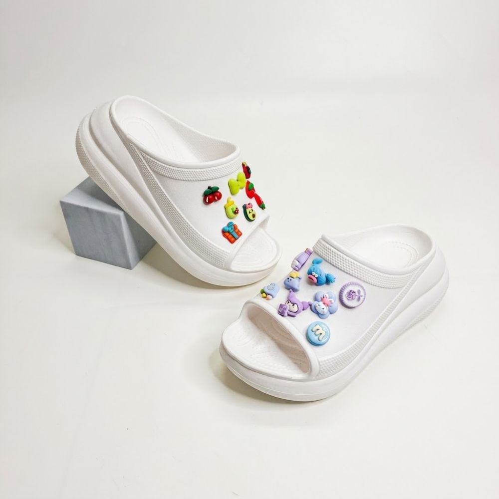  Dép quai ngang Dinas classic crush slide nữ xuất khẩu 