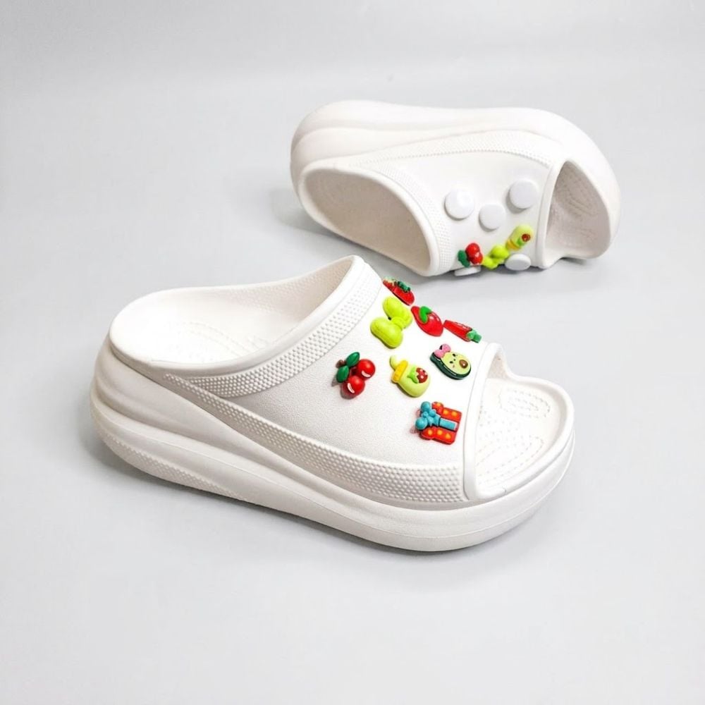  Dép quai ngang Dinas classic crush slide nữ xuất khẩu 