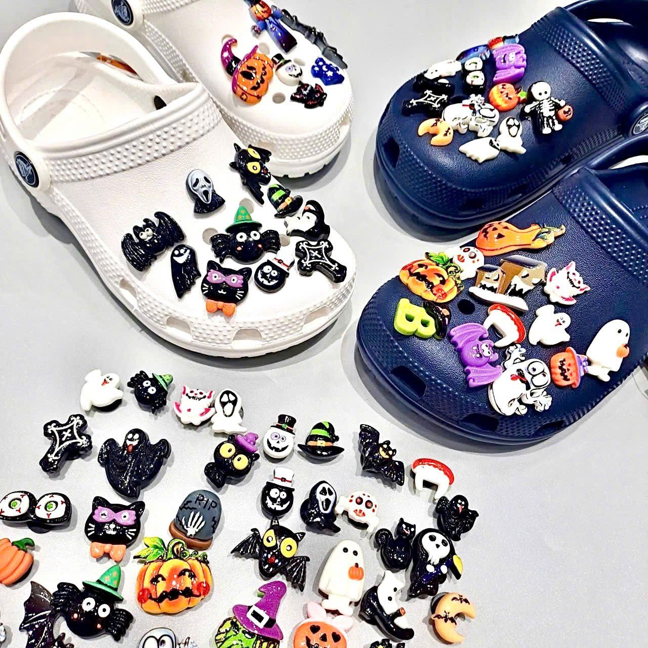  Jibbitz charms halloqueen 3D nhỏ gắn dép 