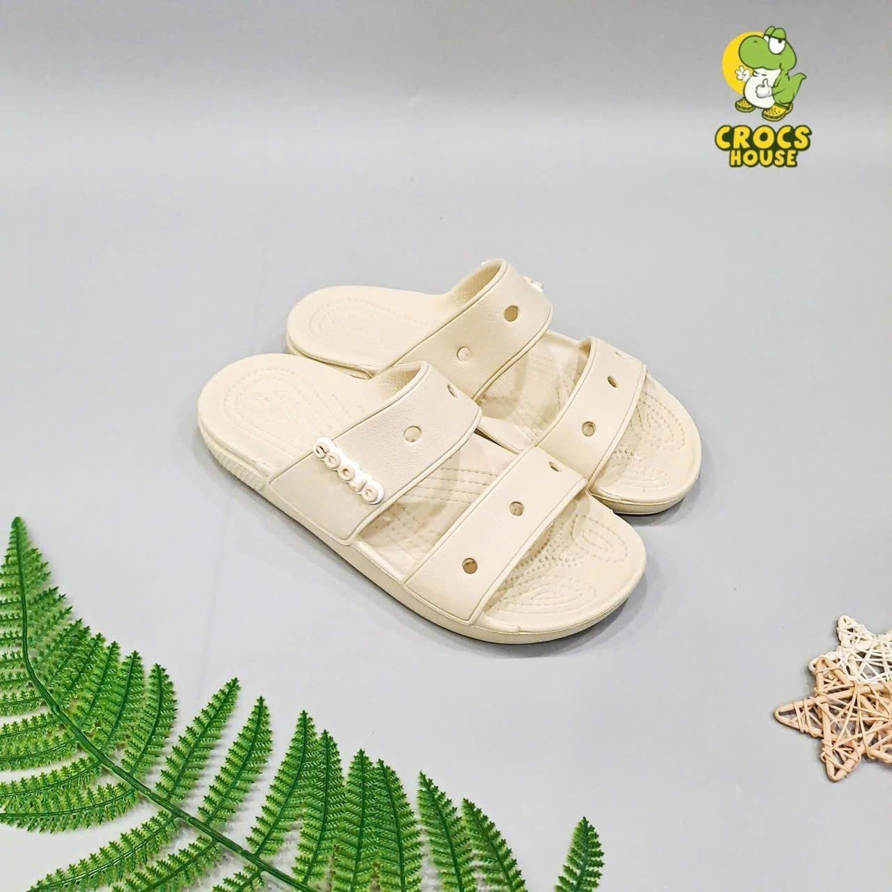  Dép Dinas hai quai ngang classic lỗ nam nữ xuất khẩu 