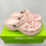  Dép sục Dinas classic platform đế cao 5 phân nữ 