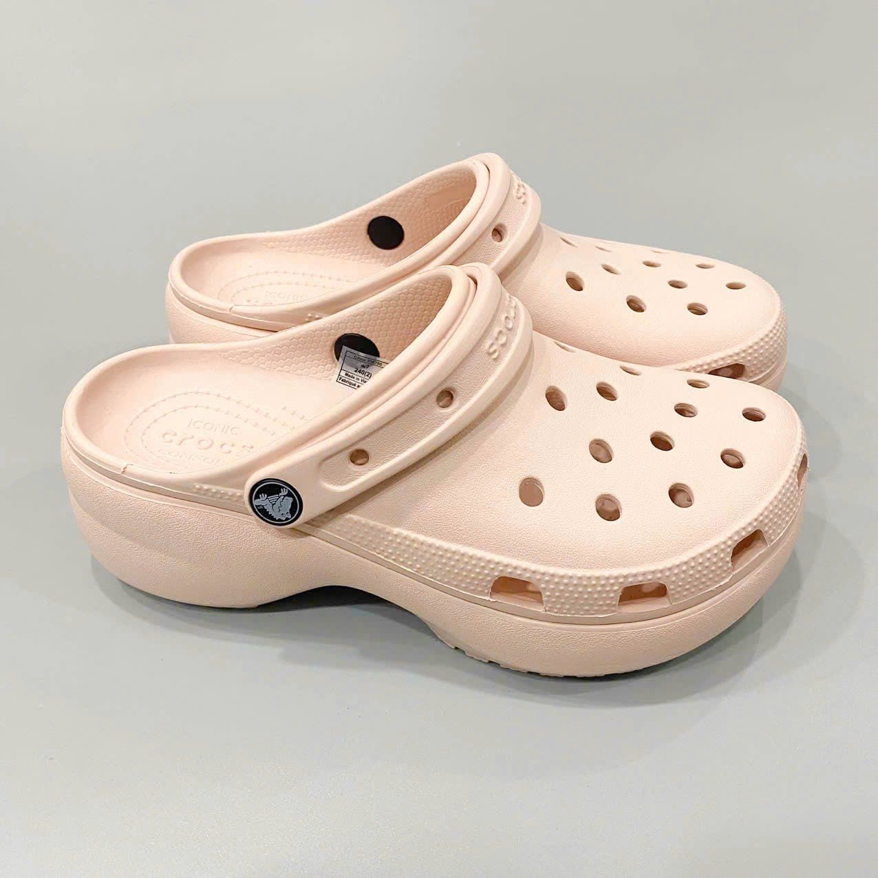  Dép sục Dinas classic platform đế cao 5 phân nữ 