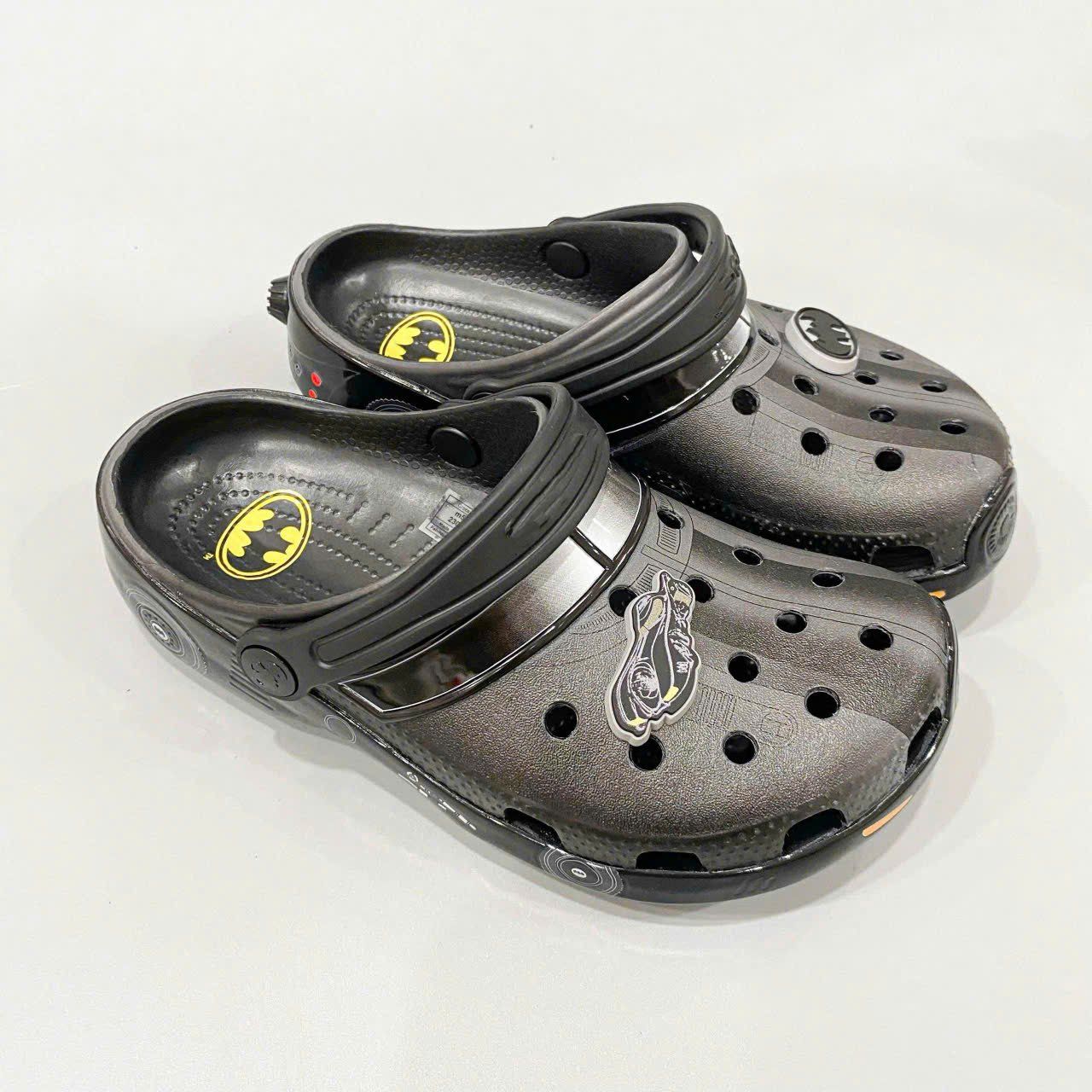  Dép Sục Dinas Classic Clog Batman Batmobile trẻ em xuất khẩu 