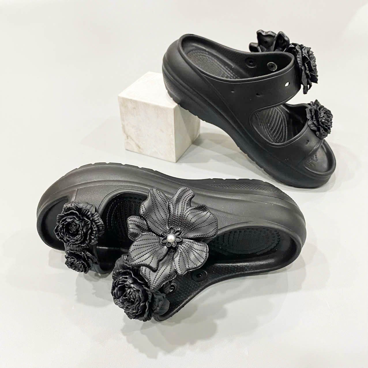  Set charm jibbitz hoa trà gắn dép Dinas 