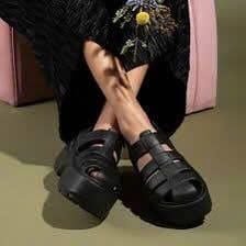  Sandal rọ stomp 6 phân nữ 
