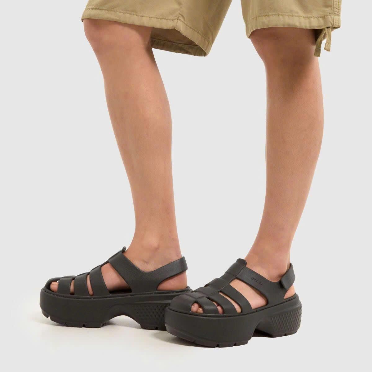  Sandal rọ stomp 6 phân nữ 