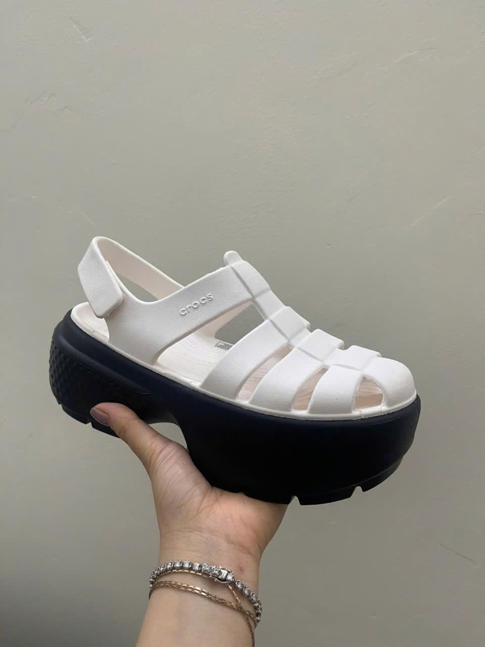  Sandal rọ stomp 6 phân nữ 