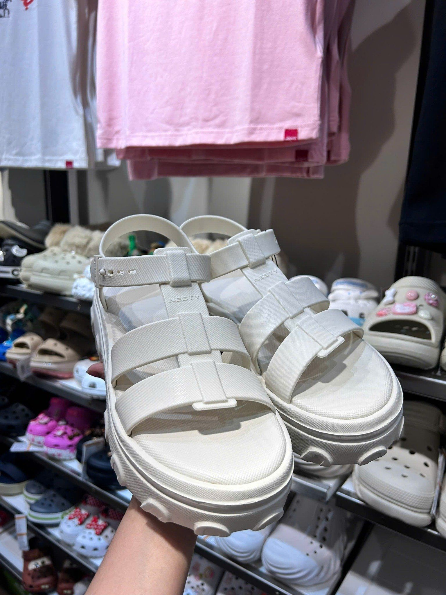  Giày sandal rọ cao 5cm NESTY - NE31 