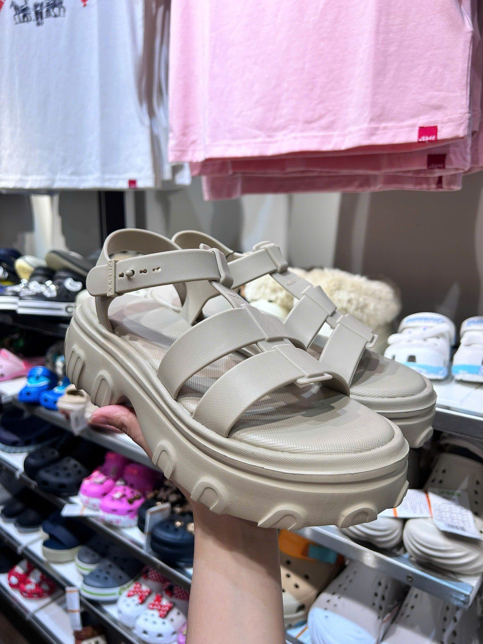  Giày sandal rọ cao 5cm NESTY - NE31 