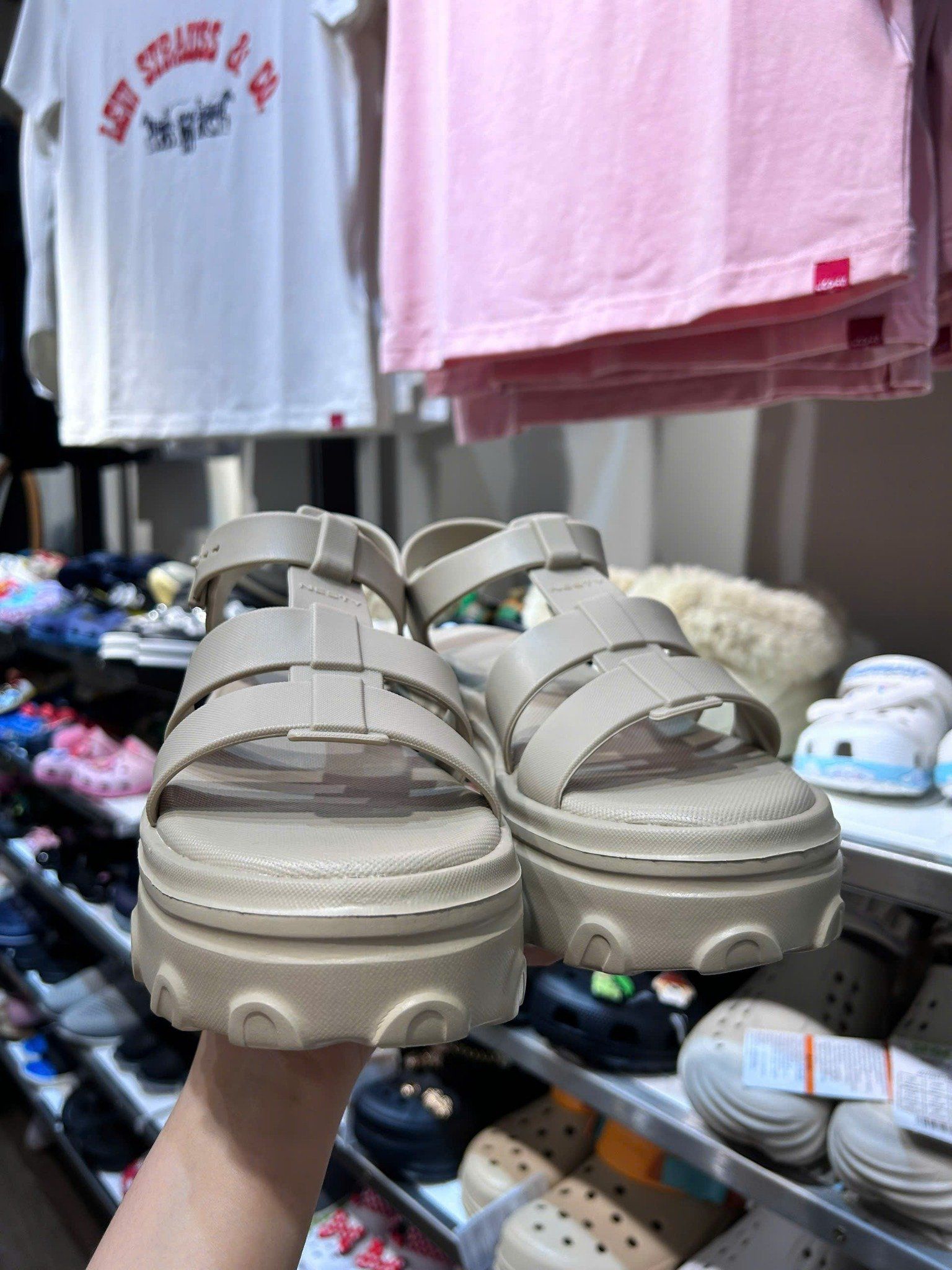  Giày sandal rọ cao 5cm NESTY - NE31 