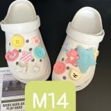 Set charm jibbitz cute nhí nhảnh đa dạng gắn dép 