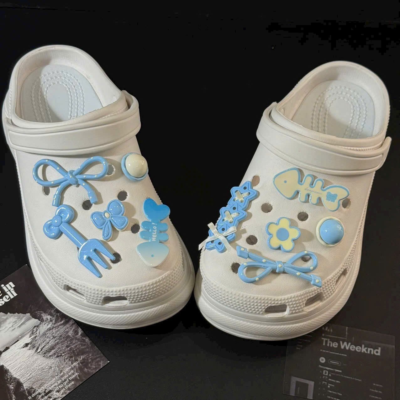  Set charm jibbitz cute nhí nhảnh đa dạng gắn dép 