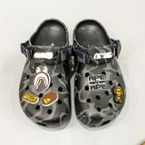  Dép sục classic Dinas Bape Ape Camo black unisex 