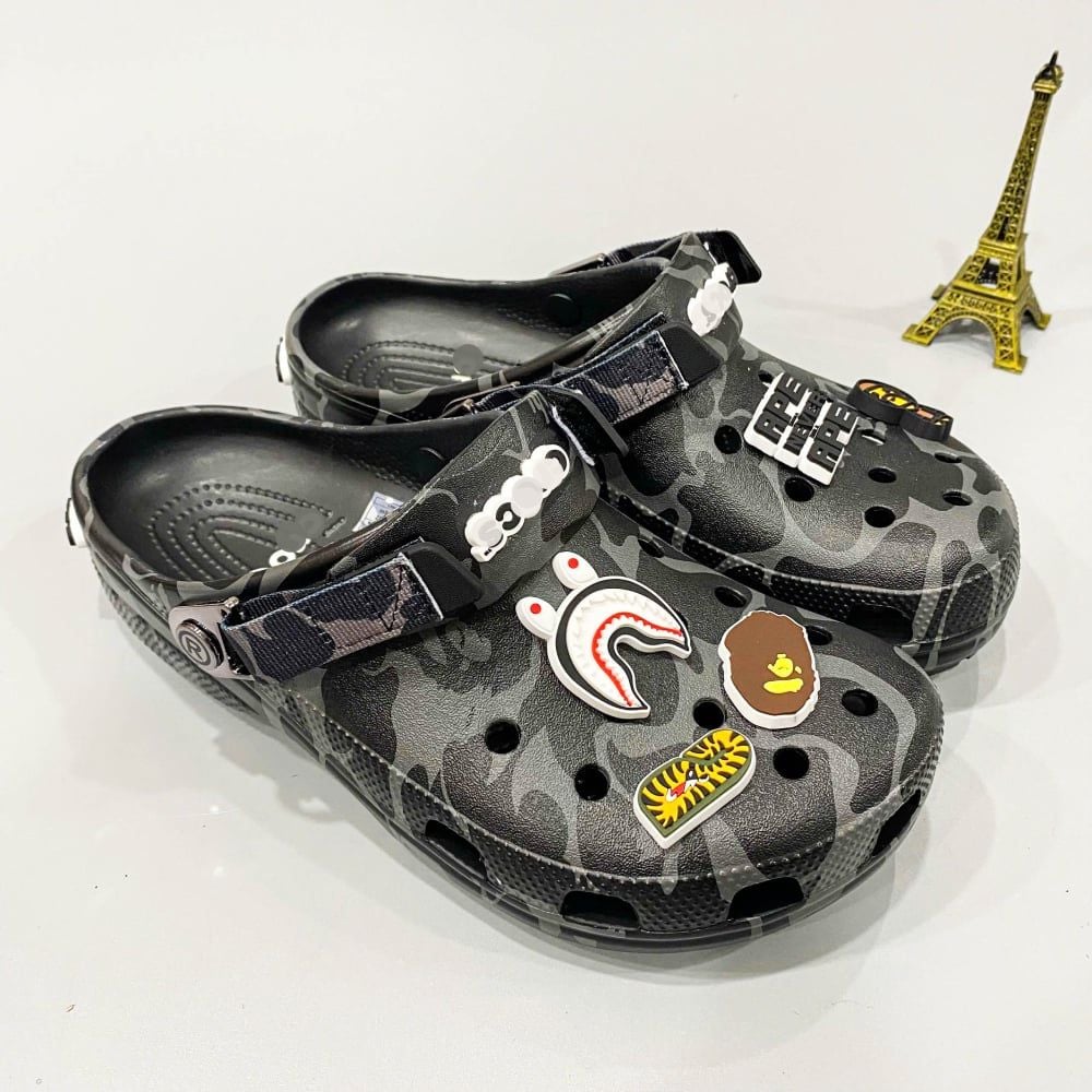  Dép Sục Dinas Classic Bape Quai Nhôm Nam Nữ Xuất Khẩu 