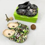  Dép sục classic Dinas Bape Ape Camo black unisex 