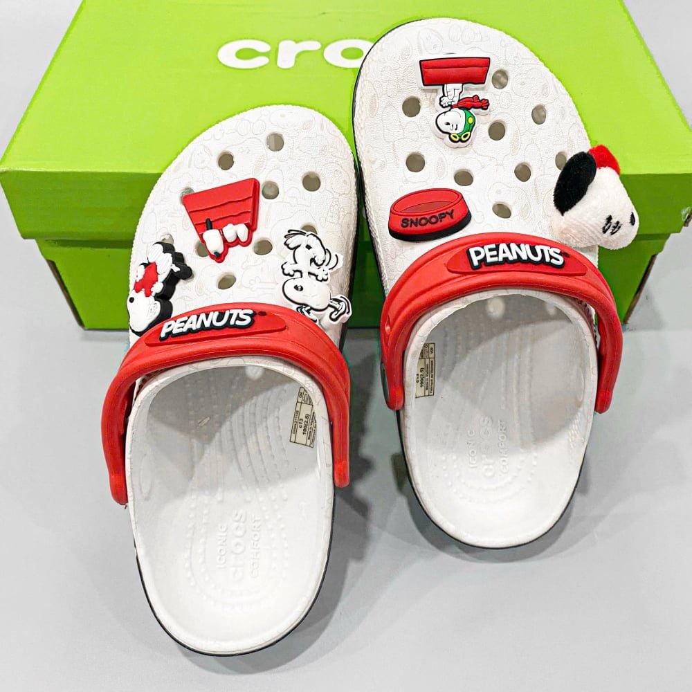  Sục Dinas Clog Classic Peanuts Xuất Khẩu Trẻ em 