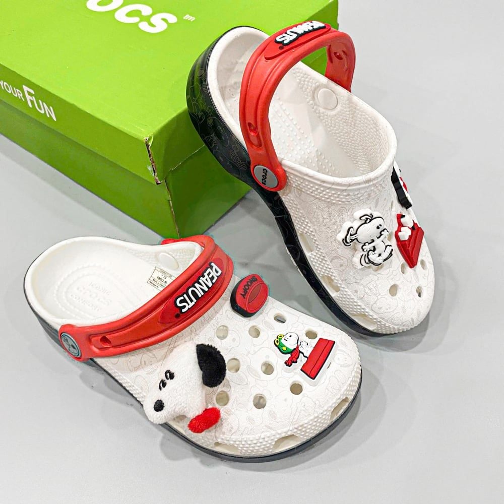  Sục Dinas Clog Classic Peanuts Xuất Khẩu Trẻ em 