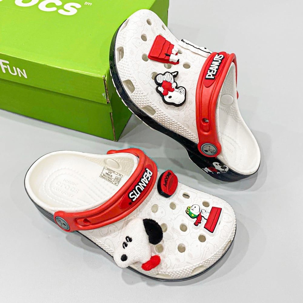  Sục Dinas Clog Classic Peanuts Xuất Khẩu Trẻ em 
