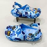  Dép sục Dinas Classic Bape Ape Camo quai sắt nam nữ 