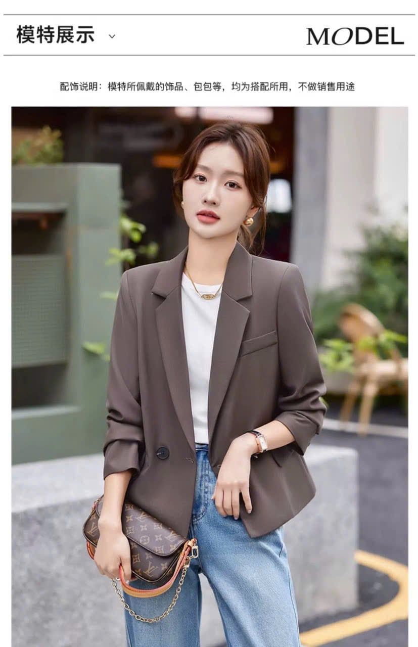  Áo vest nữ màu nâu 