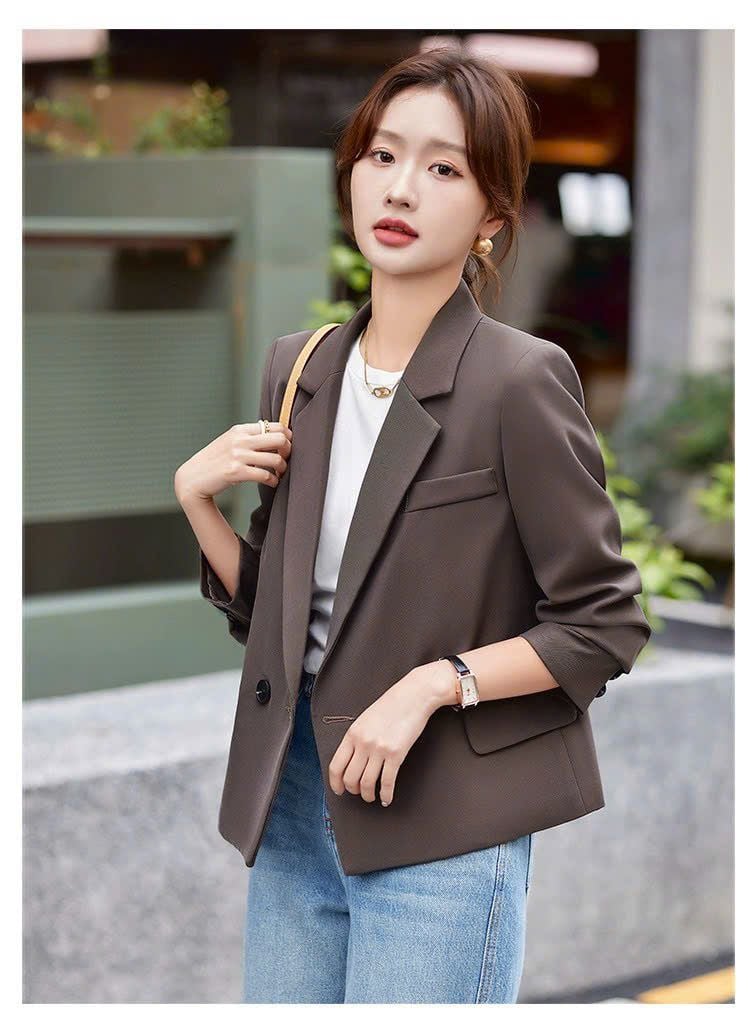 Áo vest nữ màu nâu 